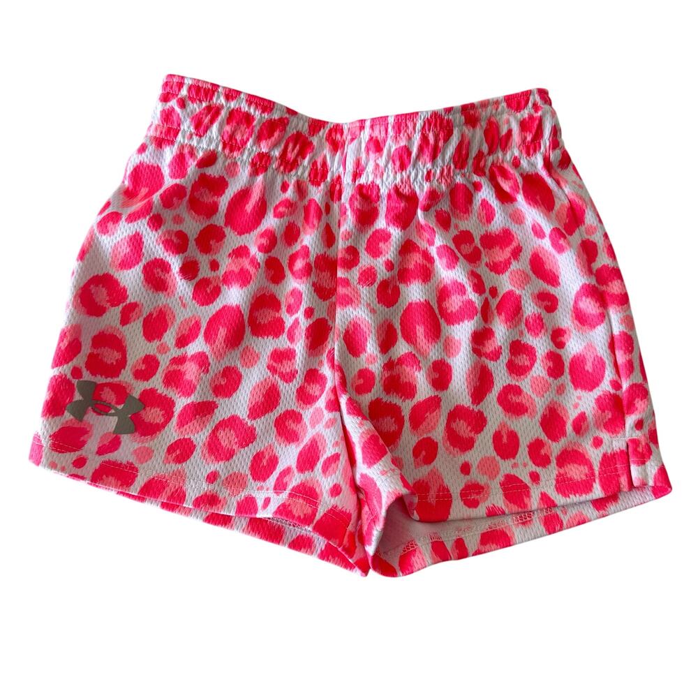 Under Armour Pink Cheetah Animal Print Athletic Shorts